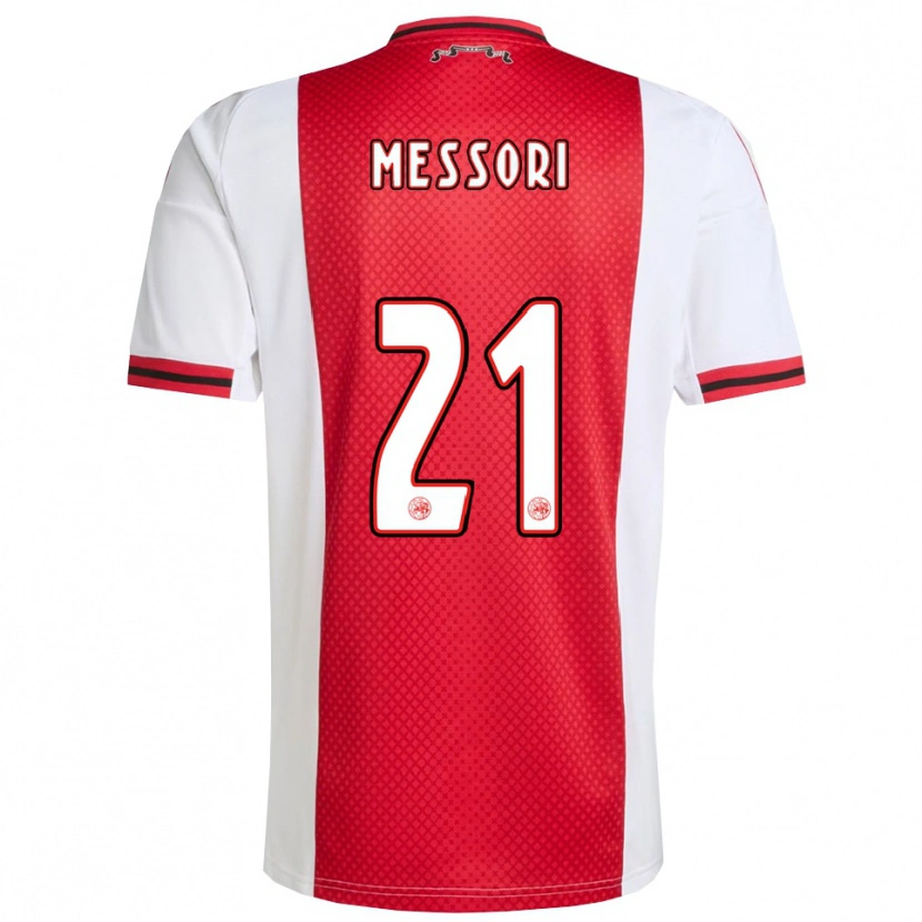 Danxen Dámské Luca Messori #21 Červená Bílá Domů Hráčské Dresy 2025/26 Dres