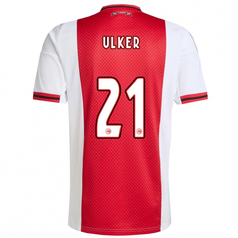 Danxen Dámské Ufuk Ulker #21 Červená Bílá Domů Hráčské Dresy 2025/26 Dres