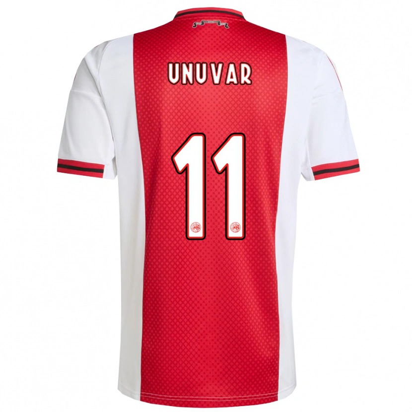 Danxen Dámské Naci Unuvar #11 Červená Bílá Domů Hráčské Dresy 2025/26 Dres
