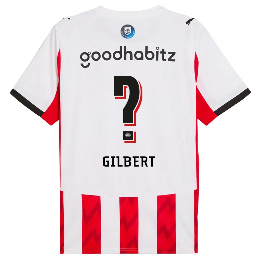 Danxen Dámské Dantaye Gilbert #0 Červená Bílá Domů Hráčské Dresy 2025/26 Dres