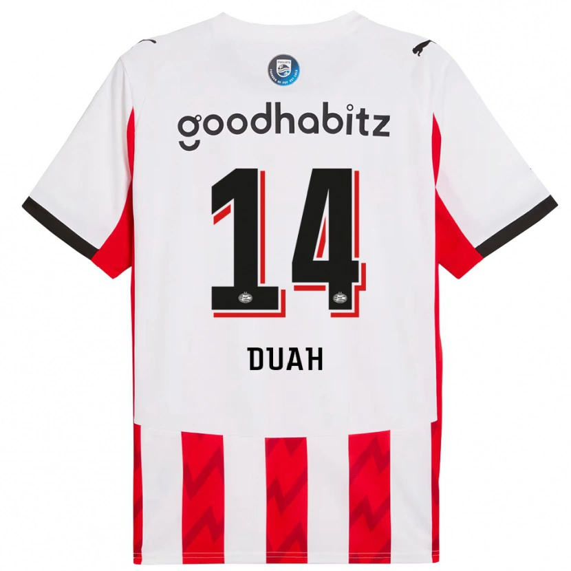 Danxen Dámské King Duah #14 Červená Bílá Domů Hráčské Dresy 2025/26 Dres