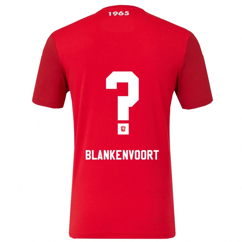 Danxen Dámské Rens Blankenvoort #0 Červená Bílá Domů Hráčské Dresy 2025/26 Dres
