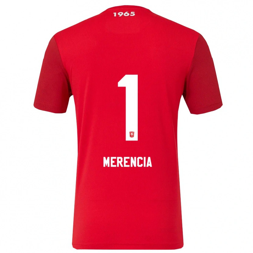 Danxen Dámské Leandro Merencia #1 Červená Bílá Domů Hráčské Dresy 2025/26 Dres