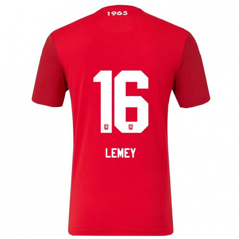 Danxen Dámské Diede Lemey #16 Červená Bílá Domů Hráčské Dresy 2025/26 Dres