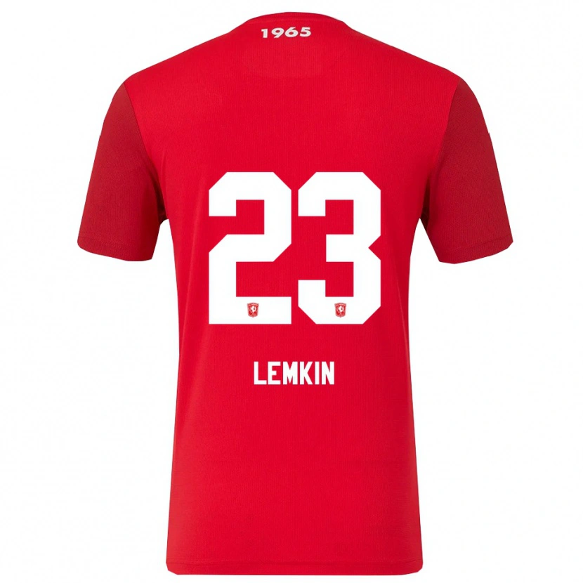 Danxen Dámské Stav Lemkin #23 Červená Bílá Domů Hráčské Dresy 2025/26 Dres