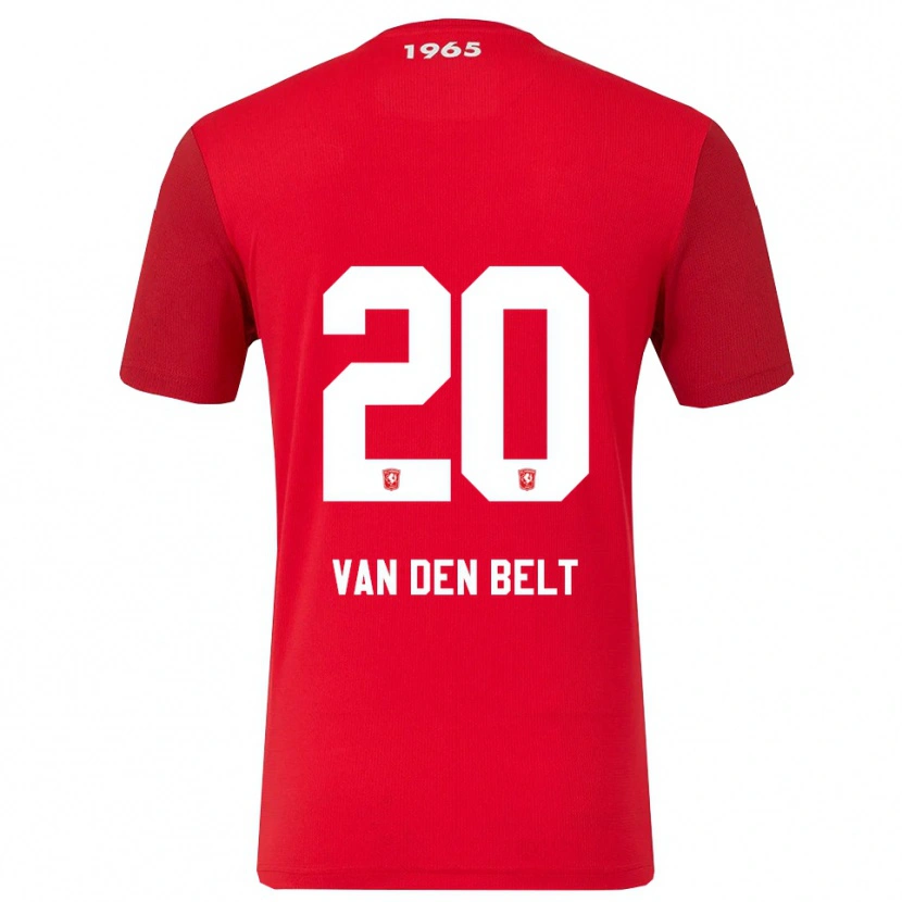 Danxen Dámské Thomas Van Den Belt #20 Červená Bílá Domů Hráčské Dresy 2025/26 Dres
