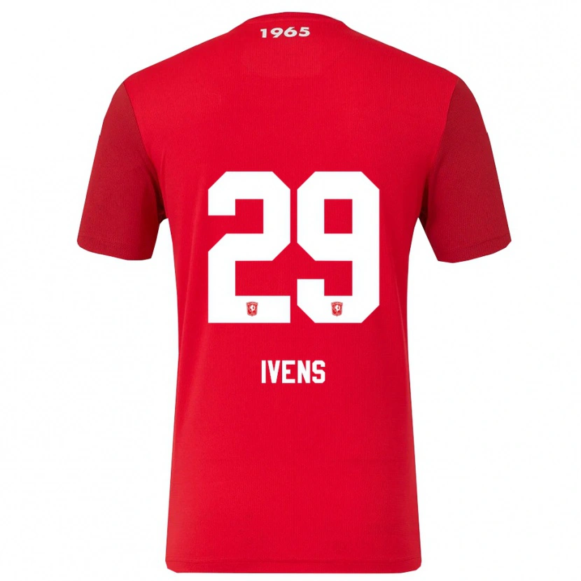 Danxen Dámské Rose Ivens #29 Červená Bílá Domů Hráčské Dresy 2025/26 Dres