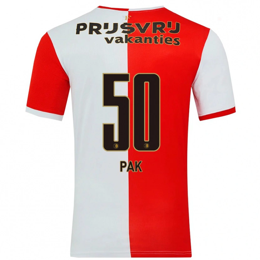 Danxen Dámské Sam Pak #50 Červená Bílá Domů Hráčské Dresy 2025/26 Dres