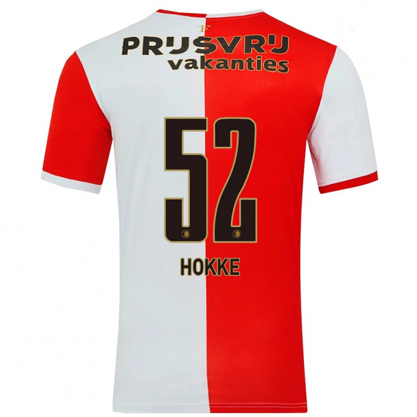 Danxen Dámské Milan Hokke #52 Červená Bílá Domů Hráčské Dresy 2025/26 Dres