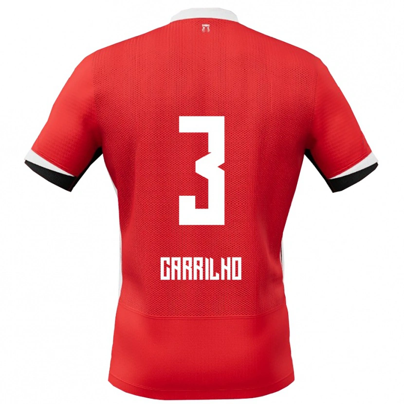 Danxen Dámské Calvin Carrilho #3 Červená Bílá Domů Hráčské Dresy 2025/26 Dres