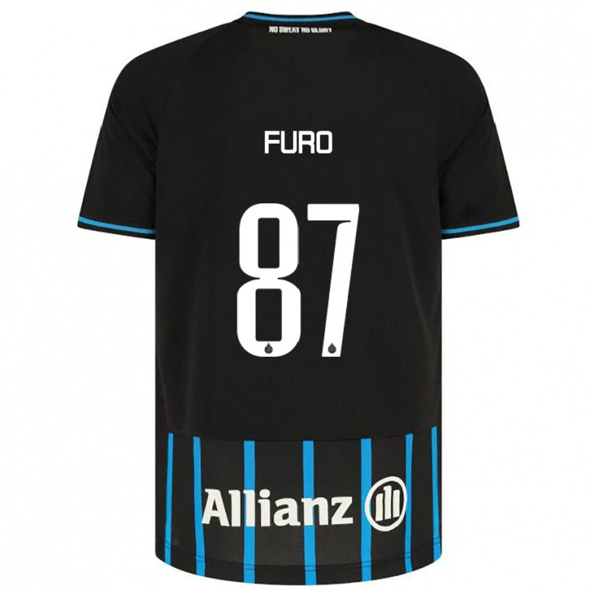 Danxen Dámské Kaye Furo #87 Černá Modrá Domů Hráčské Dresy 2025/26 Dres