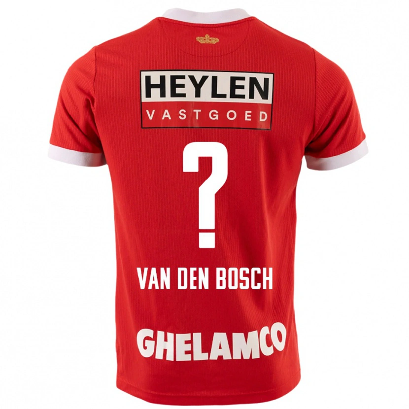 Danxen Dámské Cisse Van Den Bosch #0 Červená Bílá Domů Hráčské Dresy 2025/26 Dres