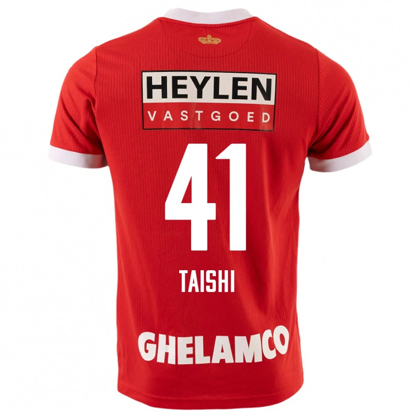 Danxen Dámské Taishi Brandon Nozawa #41 Červená Bílá Domů Hráčské Dresy 2025/26 Dres