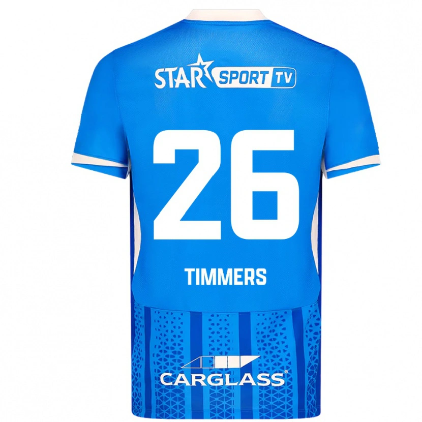 Danxen Dámské Sebastiaan Timmers #26 Modrá Bílá Domů Hráčské Dresy 2025/26 Dres