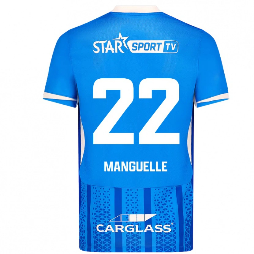 Danxen Dámské Brad Manguelle #22 Modrá Bílá Domů Hráčské Dresy 2025/26 Dres