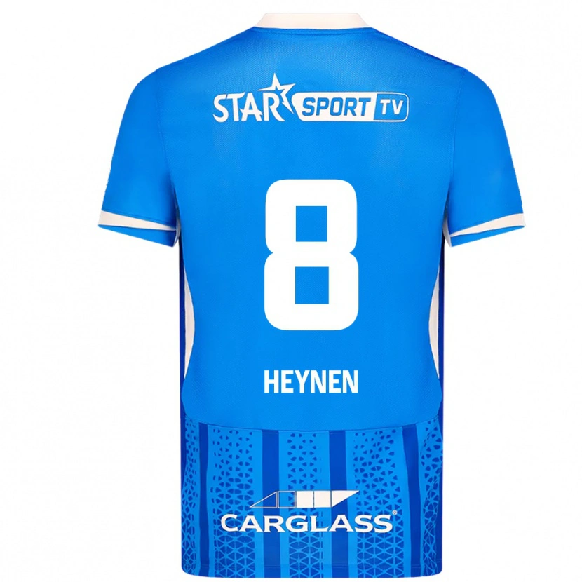 Danxen Dámské Bryan Heynen #8 Modrá Bílá Domů Hráčské Dresy 2025/26 Dres