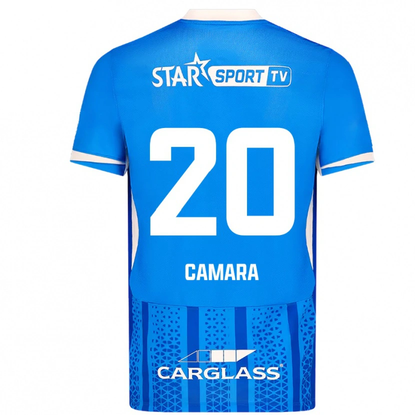 Danxen Dámské Ali Camara #20 Modrá Bílá Domů Hráčské Dresy 2025/26 Dres