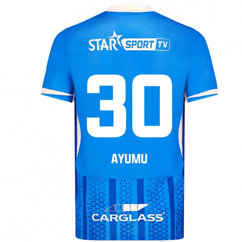Danxen Dámské Ayumu Yokoyama #30 Modrá Bílá Domů Hráčské Dresy 2025/26 Dres