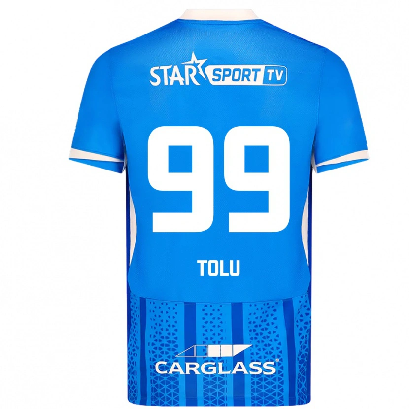 Danxen Dámské Tolu Arokodare #99 Modrá Bílá Domů Hráčské Dresy 2025/26 Dres
