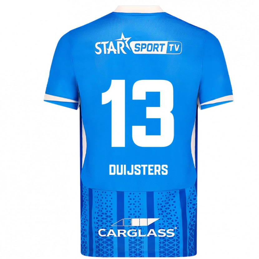 Danxen Dámské Gwen Duijsters #13 Modrá Bílá Domů Hráčské Dresy 2025/26 Dres