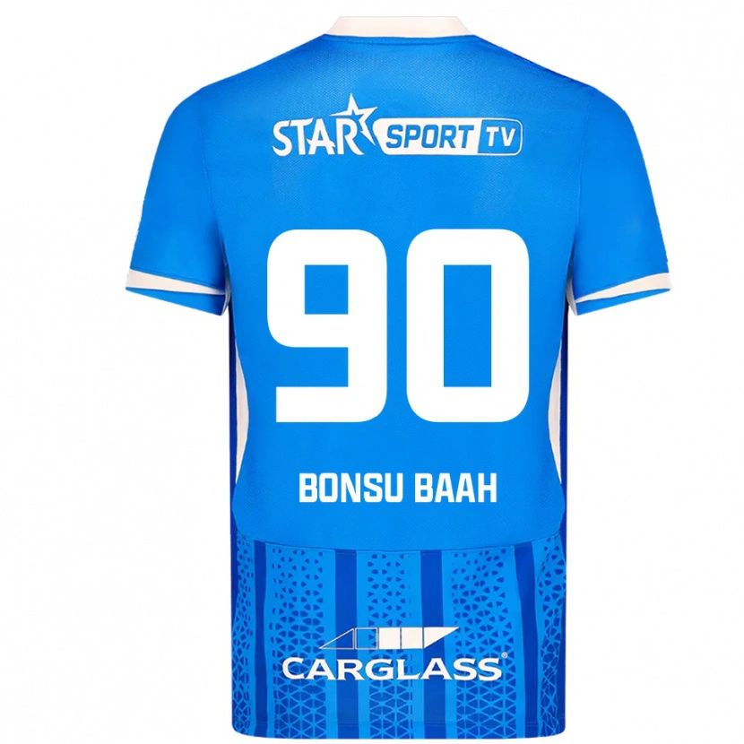 Danxen Dámské Christopher Bonsu Baah #90 Modrá Bílá Domů Hráčské Dresy 2025/26 Dres