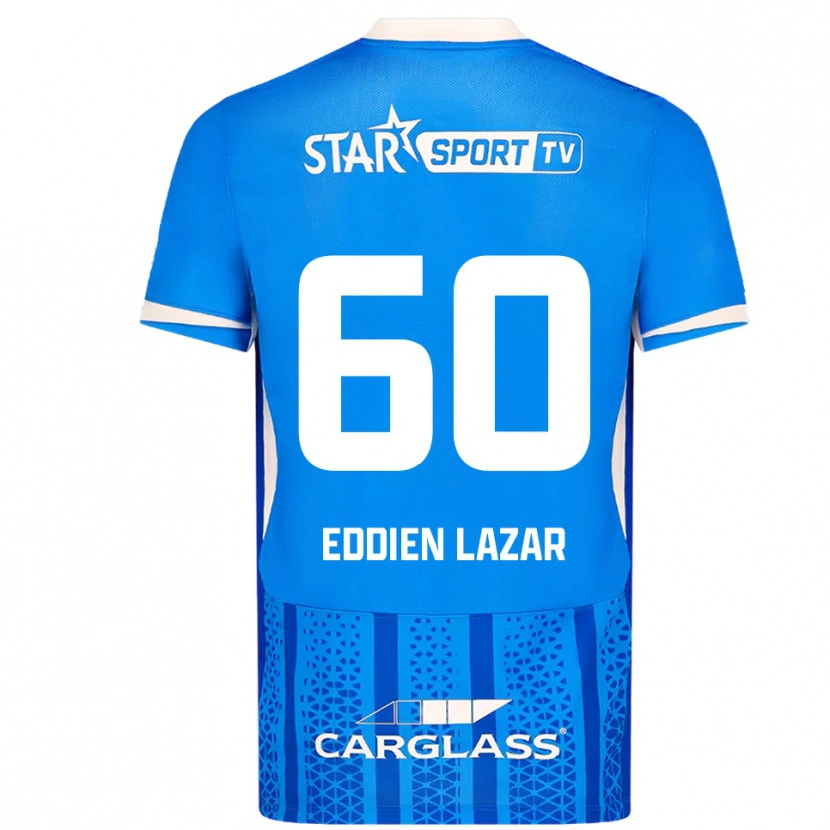 Danxen Dámské Saif Eddien Lazar #60 Modrá Bílá Domů Hráčské Dresy 2025/26 Dres
