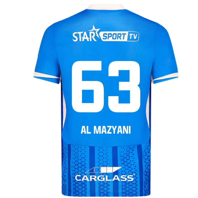Danxen Dámské Faissal Al Mazyani #63 Modrá Bílá Domů Hráčské Dresy 2025/26 Dres