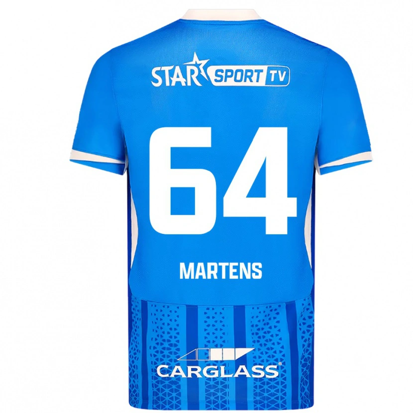 Danxen Dámské Nolan Martens #64 Modrá Bílá Domů Hráčské Dresy 2025/26 Dres