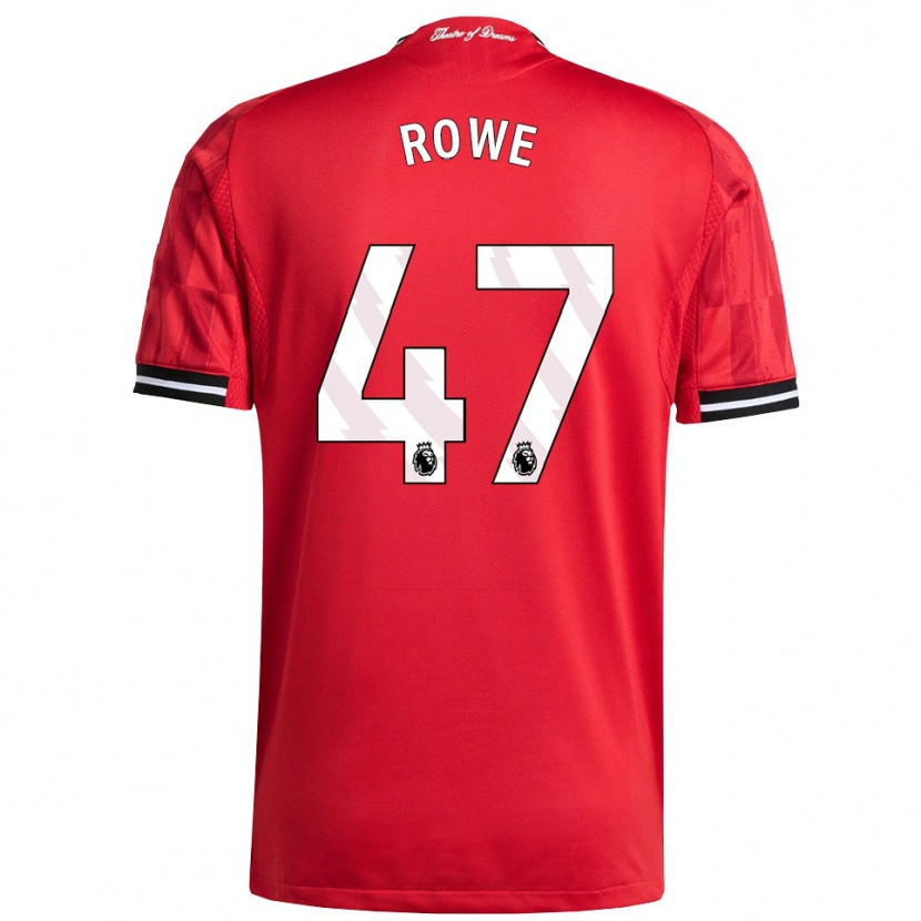 Danxen Dámské Tommy Rowe #47 Červená Černá Bílá Domů Hráčské Dresy 2025/26 Dres