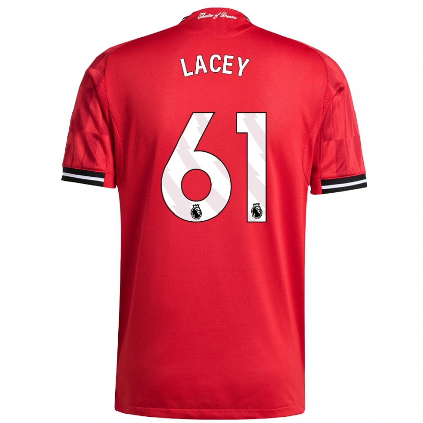 Danxen Dámské Shea Lacey #61 Červená Černá Bílá Domů Hráčské Dresy 2025/26 Dres