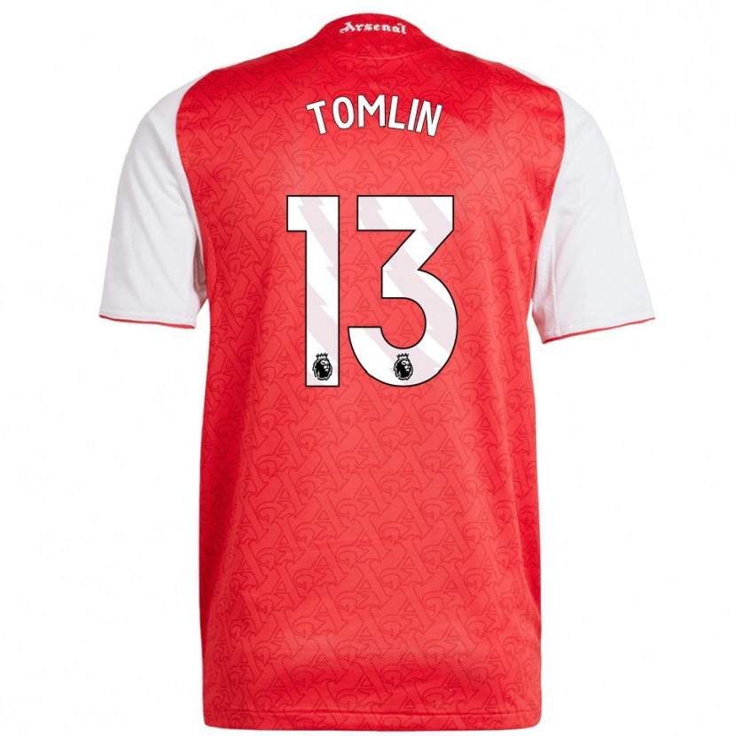 Danxen Dámské Jack Tomlin #13 Červená Bílá Domů Hráčské Dresy 2025/26 Dres