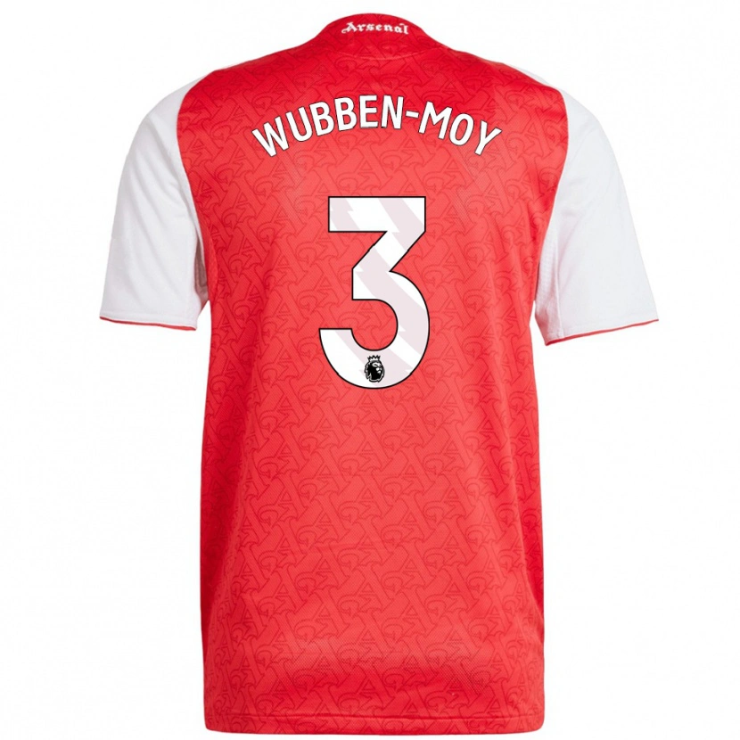 Danxen Dámské Lotte Wubben-Moy #3 Červená Bílá Domů Hráčské Dresy 2025/26 Dres