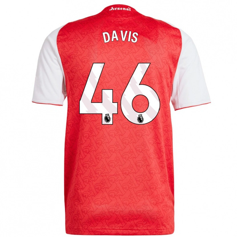 Danxen Dámské Timi Davis #46 Červená Bílá Domů Hráčské Dresy 2025/26 Dres