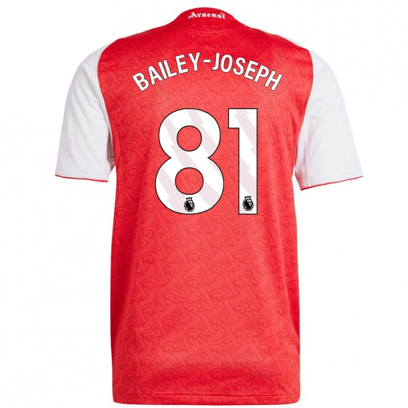 Danxen Dámské Brando Bailey-Joseph #81 Červená Bílá Domů Hráčské Dresy 2025/26 Dres