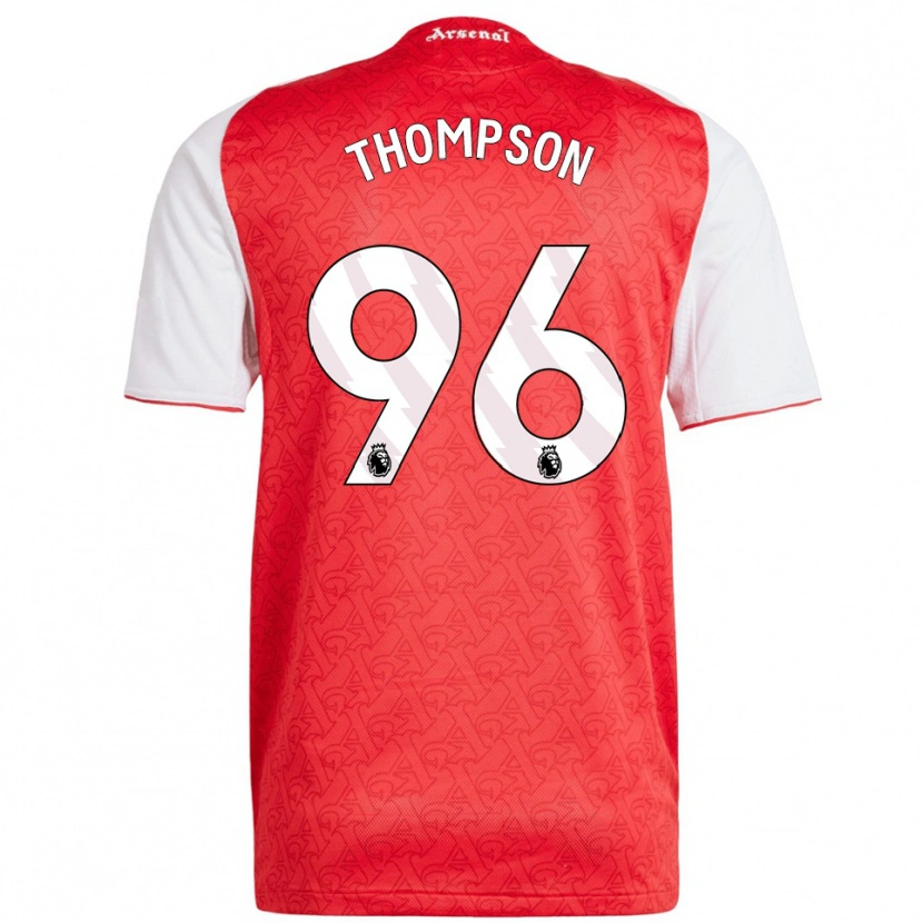 Danxen Dámské Kyran Thompson #96 Červená Bílá Domů Hráčské Dresy 2025/26 Dres