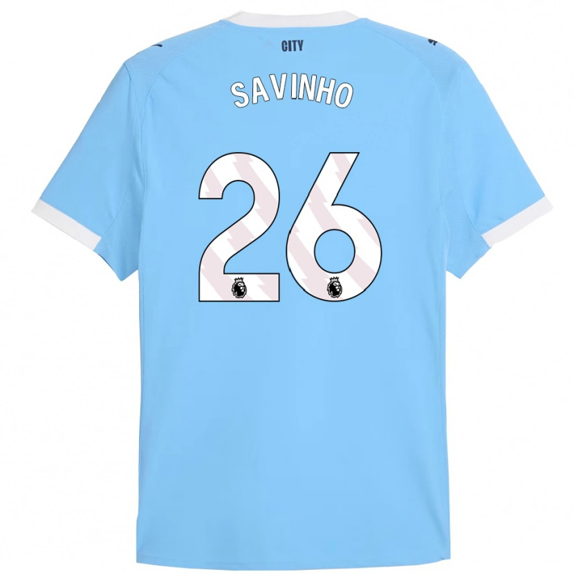 Danxen Dámské Savinho #26 Nebesky Modrá Bílá Domů Hráčské Dresy 2025/26 Dres