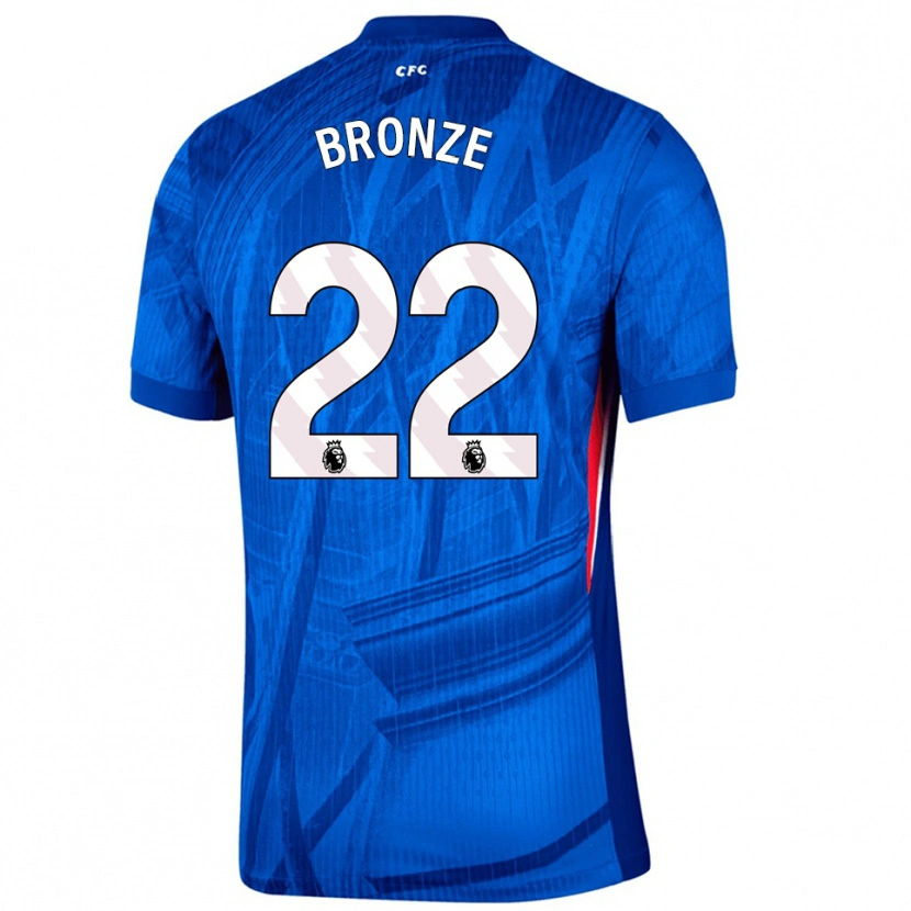 Danxen Dámské Lucy Bronze #22 Modrá Bílá Domů Hráčské Dresy 2025/26 Dres