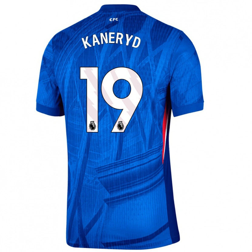 Danxen Dámské Johanna Rytting Kaneryd #19 Modrá Bílá Domů Hráčské Dresy 2025/26 Dres