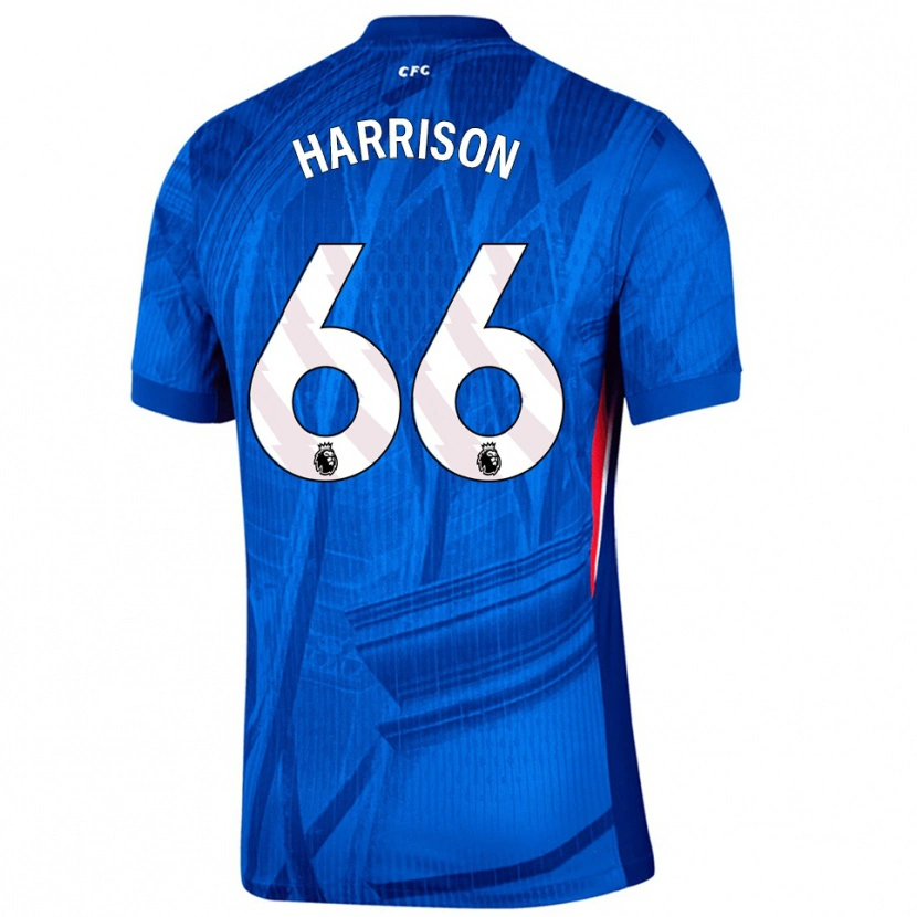 Danxen Dámské Ollie Harrison #66 Modrá Bílá Domů Hráčské Dresy 2025/26 Dres