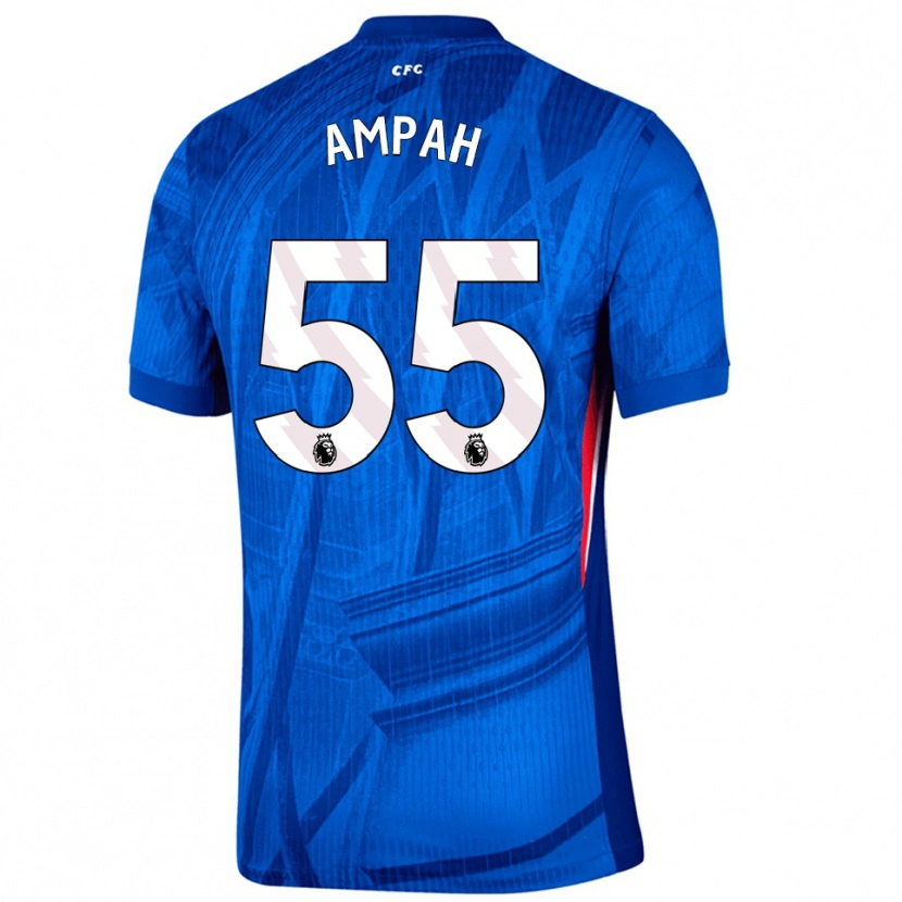 Danxen Dámské Ato Ampah #55 Modrá Bílá Domů Hráčské Dresy 2025/26 Dres