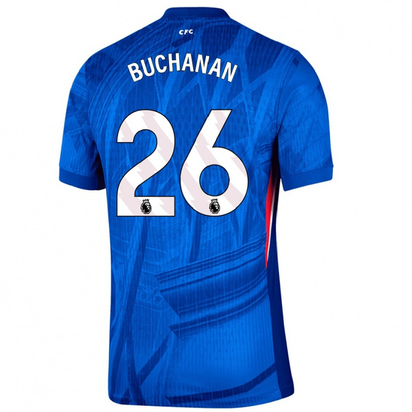 Danxen Dámské Kadeisha Buchanan #26 Modrá Bílá Domů Hráčské Dresy 2025/26 Dres
