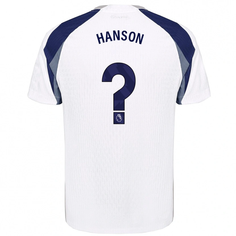 Danxen Dámské Cayon Hanson #0 Bílá Tmavě Modrá Domů Hráčské Dresy 2025/26 Dres