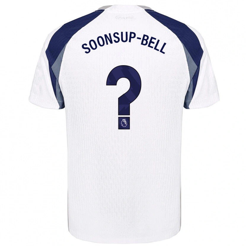 Danxen Dámské Jude Soonsup-Bell #0 Bílá Tmavě Modrá Domů Hráčské Dresy 2025/26 Dres