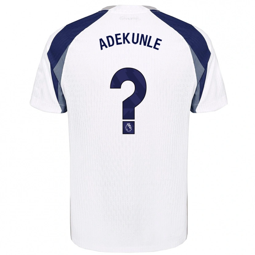 Danxen Dámské Timileyin Adekunle #0 Bílá Tmavě Modrá Domů Hráčské Dresy 2025/26 Dres