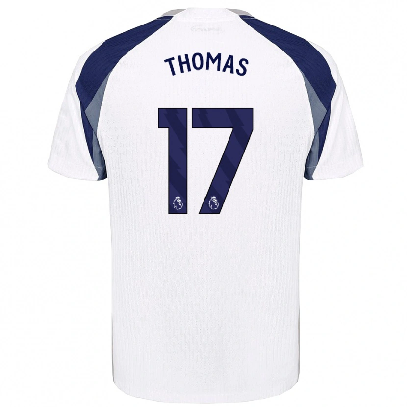 Danxen Dámské Martha Thomas #17 Bílá Tmavě Modrá Domů Hráčské Dresy 2025/26 Dres