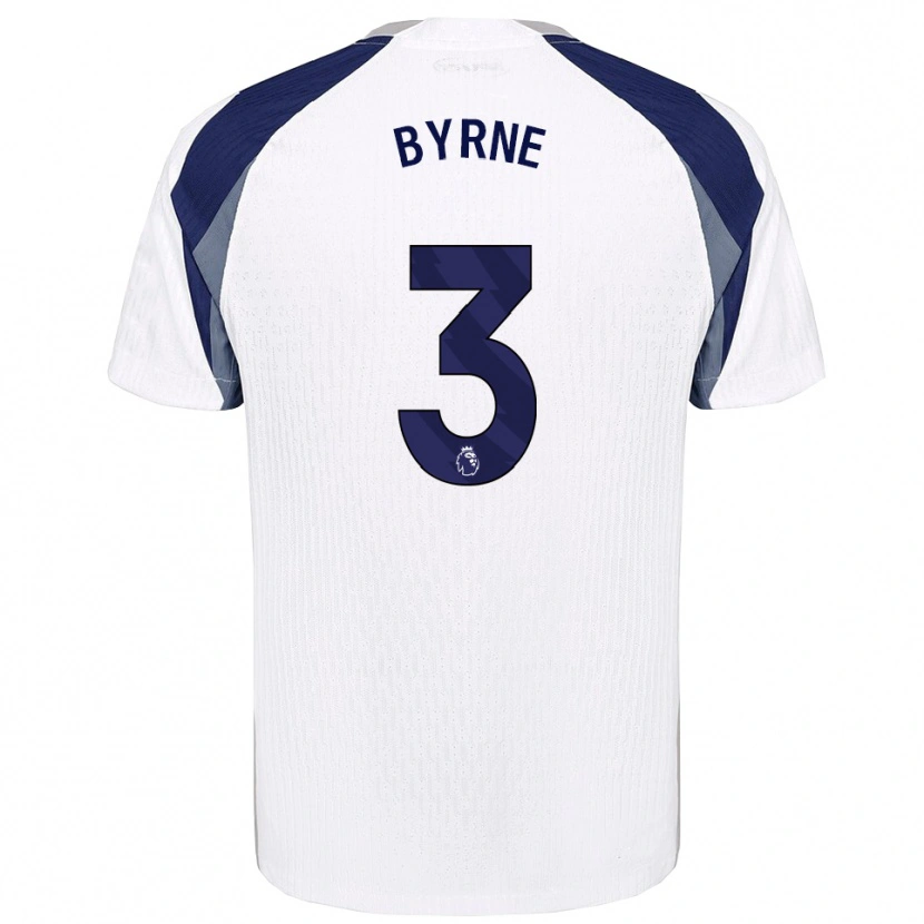 Danxen Dámské Harry Byrne #3 Bílá Tmavě Modrá Domů Hráčské Dresy 2025/26 Dres