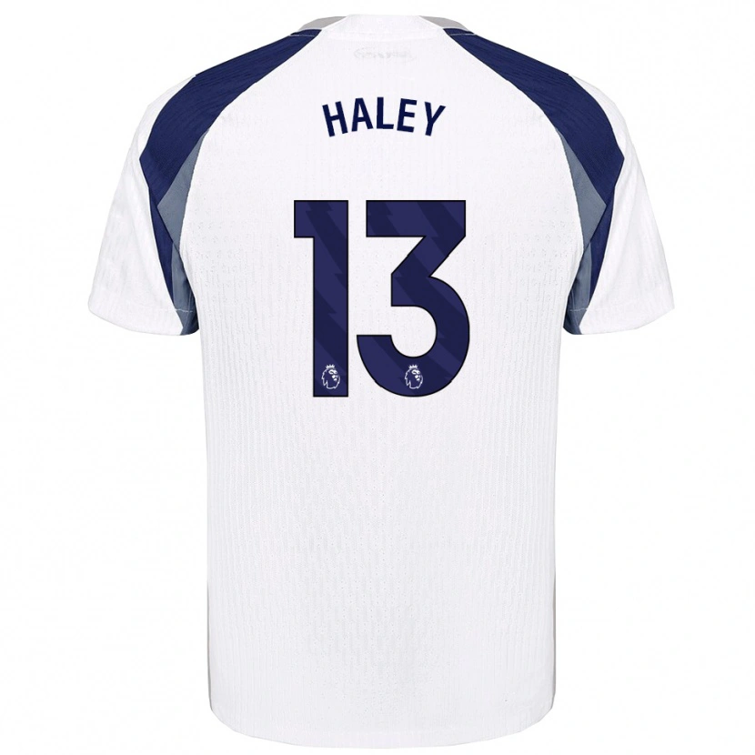 Danxen Dámské Micah Haley #13 Bílá Tmavě Modrá Domů Hráčské Dresy 2025/26 Dres