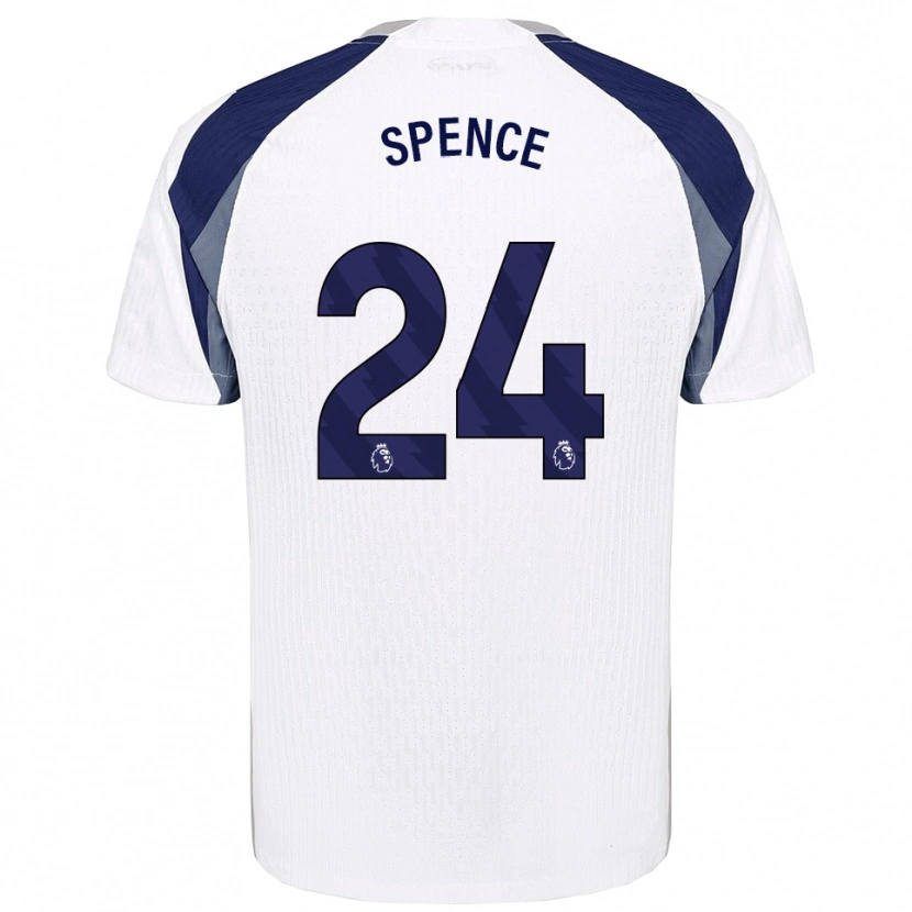 Danxen Dámské Djed Spence #24 Bílá Tmavě Modrá Domů Hráčské Dresy 2025/26 Dres