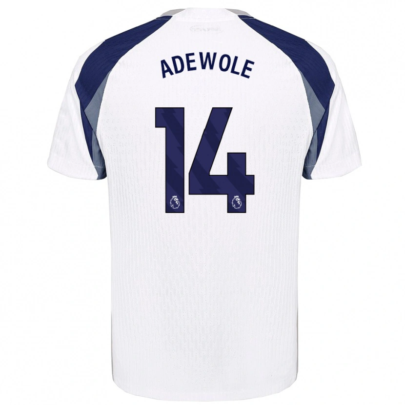 Danxen Dámské Miracle Adewole #14 Bílá Tmavě Modrá Domů Hráčské Dresy 2025/26 Dres