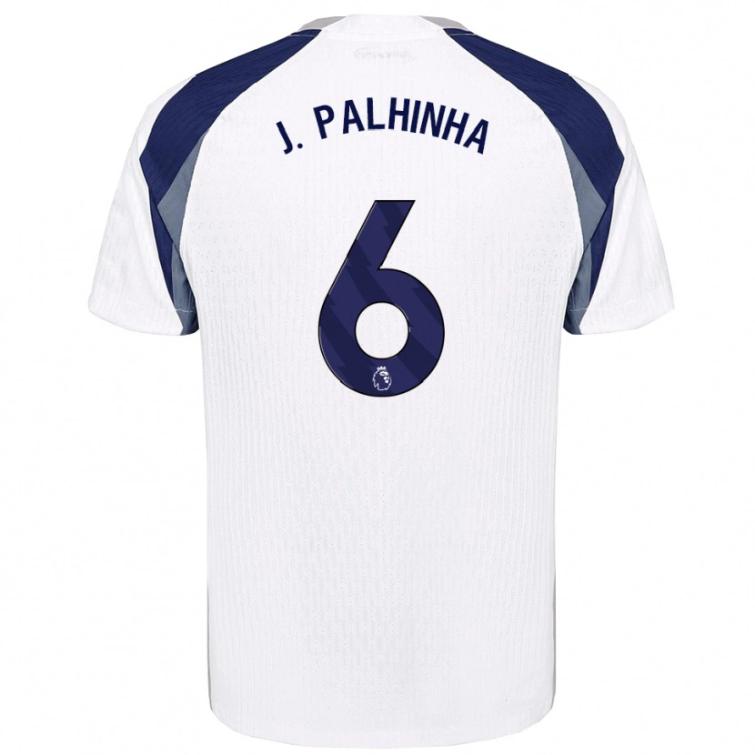 Danxen Dámské João Palhinha #6 Bílá Tmavě Modrá Domů Hráčské Dresy 2025/26 Dres